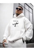 Erkek Linkin Park Baskılı Kapüşonlu Sweatshirt thumbnail 8