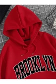 Brooklyn Baskılı Kapüşonlu Sweatshirt thumbnail 5