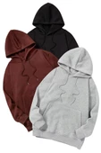 Unisex 3lü Hoddie Sweatshirt thumbnail 1