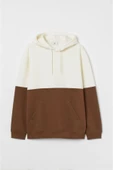 Erkek Parçalı Oversize Kapşonlu Sweatshirt thumbnail 2