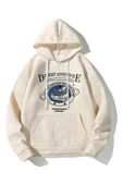 Kadın Desert Baskılı Kapüşonlu Sweatshirt thumbnail 1
