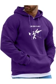Erkek Linkin Park Baskılı Kapüşonlu Sweatshirt thumbnail 2