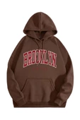 Brooklyn Baskılı Kapüşonlu Sweatshirt thumbnail 3