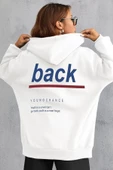 Unisex Back Baskılı Oversize Kapşonlu Sweatshirt thumbnail 8
