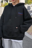 Unisex Back Baskılı Oversize Kapşonlu Sweatshirt thumbnail 6