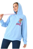 Unisex  Barrow Baskılı Oversize Kapşonlu Sweatshirt thumbnail 4