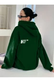 Unisex Effect Baskılı Oversize Kapşonlu Sweatshirt thumbnail 6