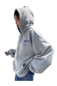 Unisex Back Baskılı Oversize Kapşonlu Sweatshirt thumbnail 2