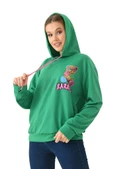 Unisex  Barrow Baskılı Oversize Kapşonlu Sweatshirt thumbnail 5