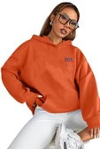 Unisex Back Baskılı Oversize Kapşonlu Sweatshirt thumbnail 4