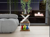 Bubon Yan Sehpa Amalfi Beyaz thumbnail 1