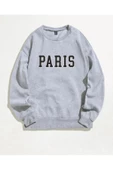 Unisex Paris Bisiklet Yaka Sweatshirt thumbnail 2