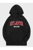 Unisex Atalanta Baskılı Oversize Kapşonlu Sweatshirt thumbnail 7