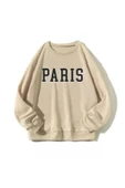 Unisex Paris Bisiklet Yaka Sweatshirt thumbnail 1