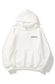 Unisex Essantial Baskılı Oversize Kapşonlu Sweatshirt thumbnail 5