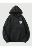 Unisex Earth Baskılı Kapüşonlu Sweatshirt thumbnail 11