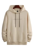 Unisex Dream Baskılı Oversize Kapüşonlu Sweatshirt thumbnail 1