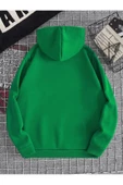 Unisex Heykel Baskılı Oversize Kapşonlu Sweatshirt thumbnail 7