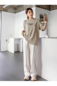 Kadın Thousand Baskılı Oversize T-shirt thumbnail 3