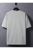Erkek Slowly Baskılı Oversize T-shirt thumbnail 4