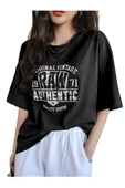 Unisex Raw Baskılı Oversize T-shirt thumbnail 2