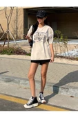 Unisex Raw Baskılı Oversize T-shirt thumbnail 8
