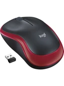 Logitech M185 910-002237 Kırmızı Optik Kablosuz Mouse thumbnail 1
