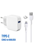 Type-C Girişli Telefon Şarj Aleti 2.8 A thumbnail 1