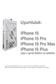 iPhone 15 Uyumlu Hızlı Şarj Kablosu Type-c thumbnail 6