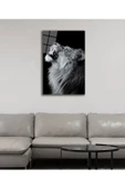 AlpiLeo Aslan Hayvan Temperli Cam Tablo thumbnail 1