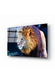 AlpiLeo Aslan 2 Alp Özel Cam Tablo thumbnail 1