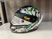 KASK SWAY SW 850 WHITE/GREEN FULL FACE thumbnail 1