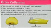 Lovely Duck Lamp Led Masa Lambası Arızalı thumbnail 4