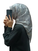 AKER İPEK KREP SATEN EŞARP 8925701 thumbnail 1