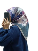 ARMİNE DJ SAF İPEK EŞARP 9220D (S) thumbnail 6