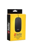 Hello Hl-37 Slim Kasa 1000 Dpı Optik Kablolu Mouse thumbnail 2