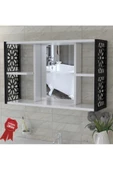 Remaks Aynalı Banyo Dolabı Siyah thumbnail 2