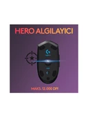 Logitech G305 Lightspeed Optik Kablosuz Oyuncu Mouse Siyah thumbnail 2