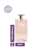 She Sexy 50ML Edt ml + Deodorant Bayan Parfüm Set Yeni thumbnail 3