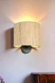Lumexx BAMBU 010 ABAJURLU OVAL APLİK thumbnail 1
