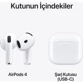 Apple Airpods 4. Nesil (MXP63TU/A) thumbnail 8