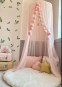 Pamuka Tül Cibinlik Basic Baby Pink thumbnail 1