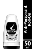 Rexona Men Invisible Black & White Roll-on 50 Ml thumbnail 2
