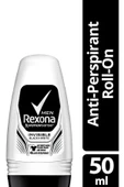 Rexona Men Invisible Black & White Roll-on 50 Ml thumbnail 1
