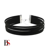 Siyah Renk Kadın Süet Choker thumbnail 1