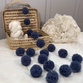 Pamuka Mini Ponpon Glaucous Blue thumbnail 2