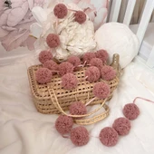Pamuka Mini Ponpon Dusty Rose thumbnail 1