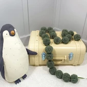 Pamuka Mini Ponpon Khaki Green thumbnail 1