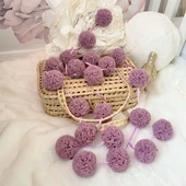 Pamuka Mini Ponpon Opera Mauve thumbnail 2