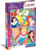 Clementoni  2x20 Parça Puzzle  Princess 24766 thumbnail 1